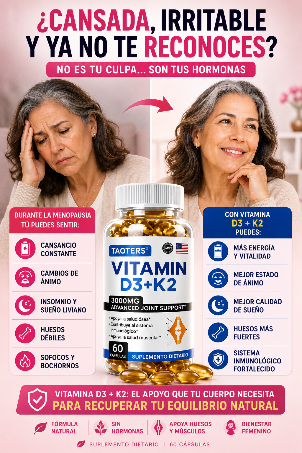 VITAMINA D3 + K2